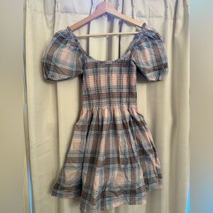 Hill House Naia Dress- Lipstick Pink Plaid